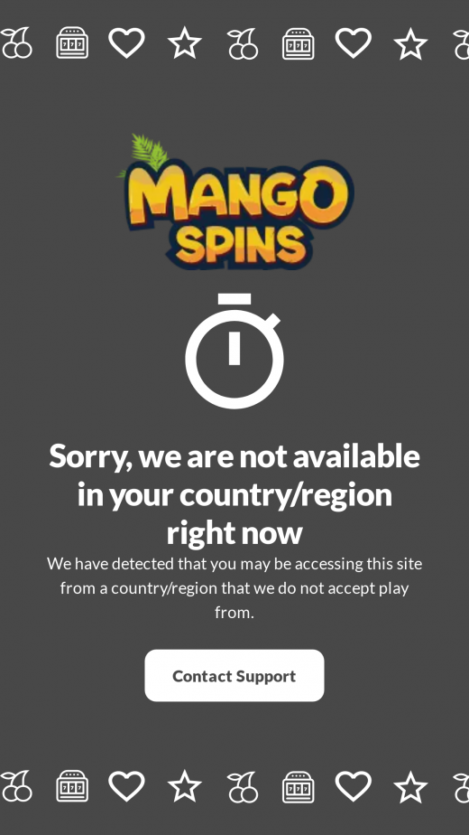 Mango Spins App-evaluering skjermbilde