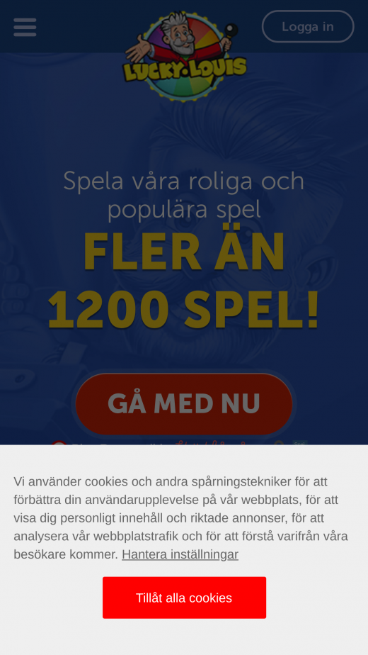 Lucky Louis App-evaluering skjermbilde
