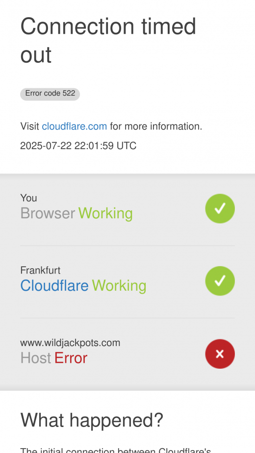 Wild Jackpots App-evaluering skjermbilde
