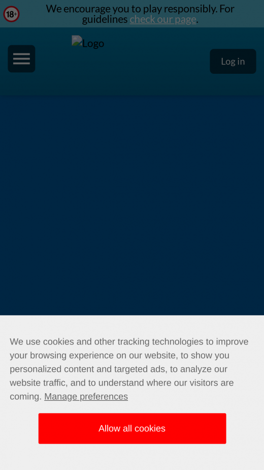 EUcasino App-evaluering skjermbilde