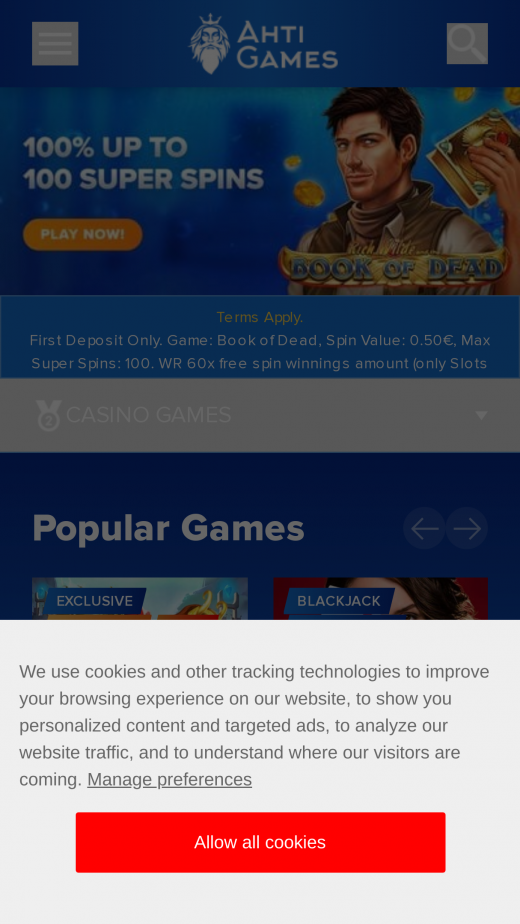 AHTI Games App-evaluering skjermbilde